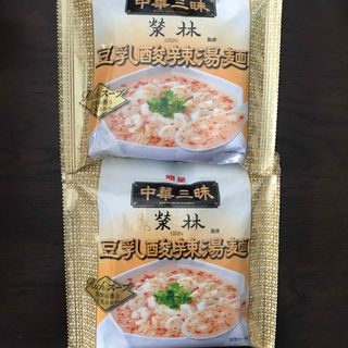 ミョウジョウショクヒン(明星食品)の中華三昧　榮林監修　豆乳酸辣湯麺　　2個(インスタント食品)