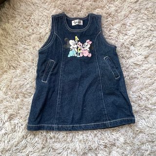 美品　デニムワンピース　disneybaby(ワンピース)