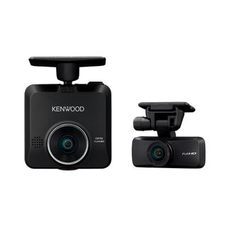 ケンウッド(KENWOOD)の2点セット KENWOOD ケンウッド 前後2カメラ ドライブレコーダー DRV-MR570 ＋ 車載電源ケーブル CA-DR100 【新品】 22404K170(セキュリティ)