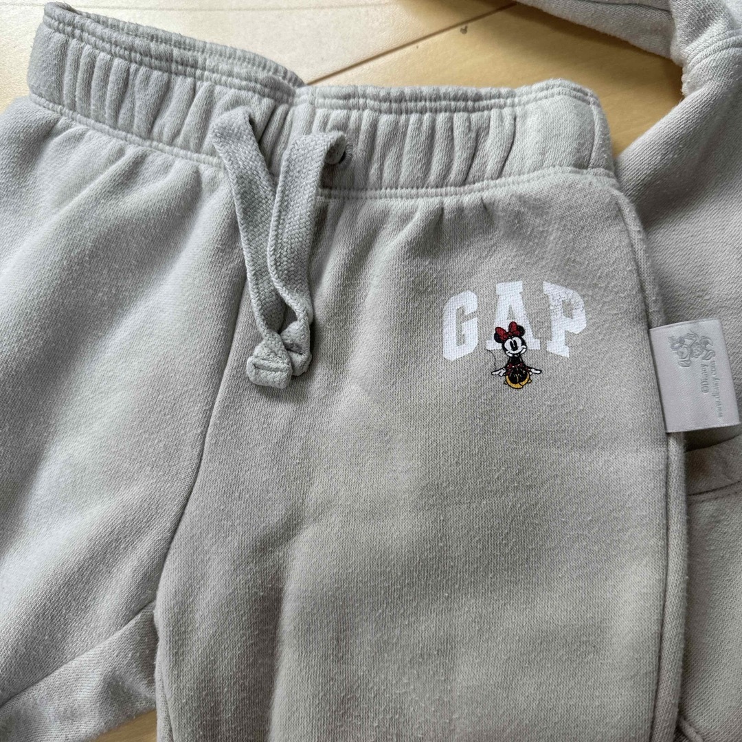 GAP(ギャップ)のベビーギャップ　裏起毛　ミニーちゃん　セットアップ キッズ/ベビー/マタニティのベビー服(~85cm)(パンツ)の商品写真