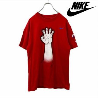 ナイキ(NIKE)の■ NIKE Old Texas Rangers Majestic Tee 赤(Tシャツ/カットソー(半袖/袖なし))