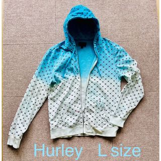 ハーレー(Hurley)のハーレー メンズパーカー ブルー系 Lサイズ Hurley(パーカー)