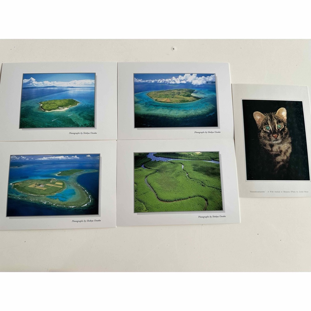 空から八重山　ポストカード　５枚　沖縄 エンタメ/ホビーの声優グッズ(写真/ポストカード)の商品写真