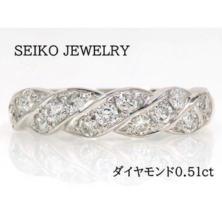 セイコー(SEIKO)のSEIKO JEWELRY セイコージュエリー Pt900 ダイヤモンド リング(リング(指輪))