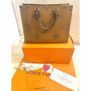 ルイヴィトン(LOUIS VUITTON)の【極美品】ヴィトン　オンザゴー　MM(トートバッグ)