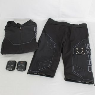 シックスパッド(SIXPAD)の【美品/正規品】MTG SIXPAD HOME GYM Powersuit トップ+ボトム セット メンズMサイズ リモコン付き SE-AM00B+SE-AN00B シックスパッド ホームジム パワースーツ 本体(その他)