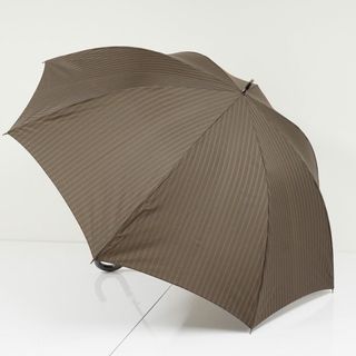 pierre cardin - 傘 Pierre Cardin ピエールカルダン USED美品 ストライプ ジャンプ 耐風傘 紳士傘 メンズ 大判 65cm KR A0508