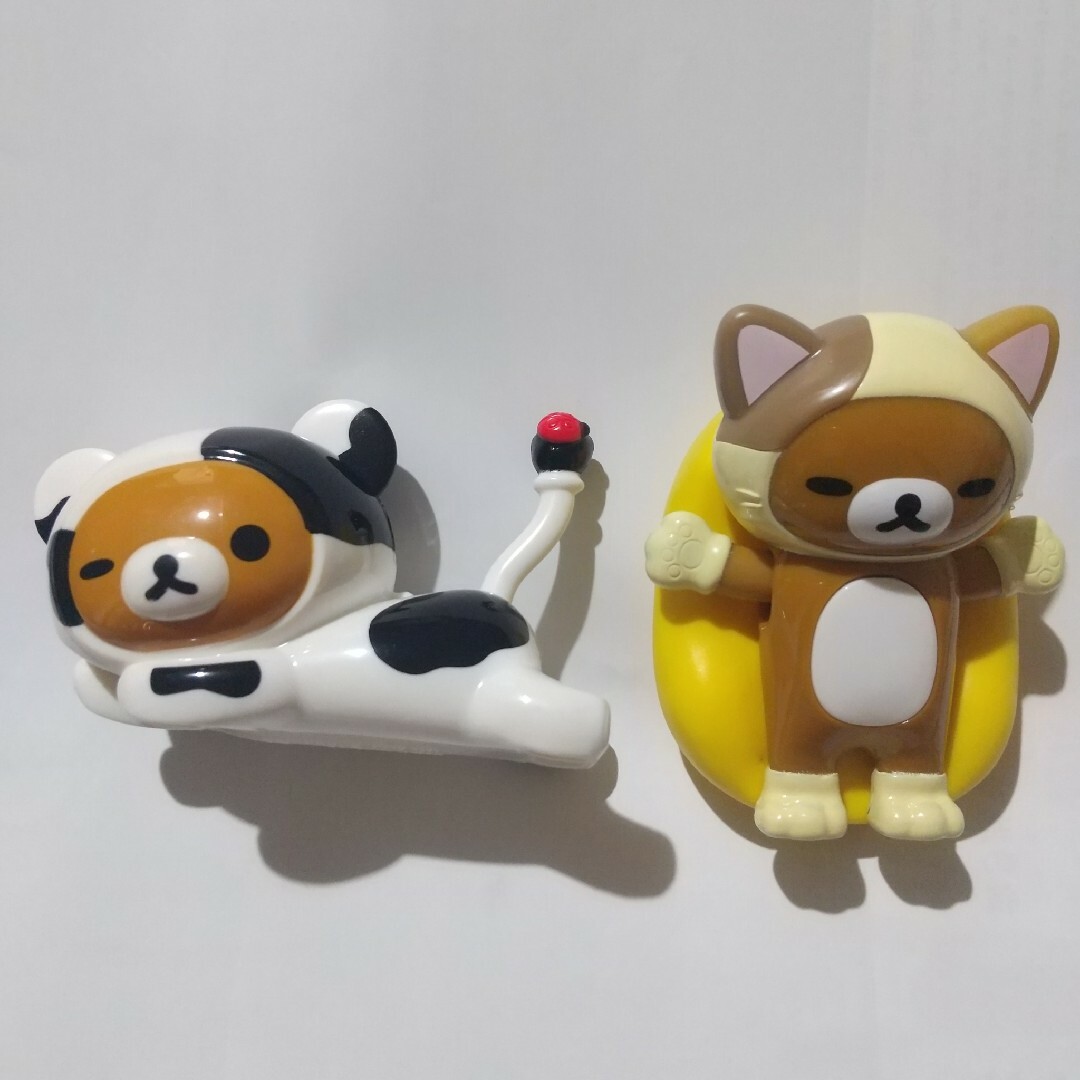リラックマ(リラックマ)のリラックマのおもちゃ2個セット エンタメ/ホビーのおもちゃ/ぬいぐるみ(キャラクターグッズ)の商品写真