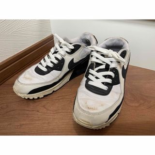 ナイキ(NIKE)のナイキ NIKE エアマックス90 ホワイト/ブラック DQ8974-100(スニーカー)