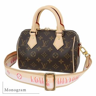 ルイヴィトン(LOUIS VUITTON)のルイヴィトン スピーディバンドリエール20 モノグラム ピンクオレンジ ハンドバッグ ショルダーバッグ ミニボストンバッグ 2WAY 新品 740676(ショルダーバッグ)