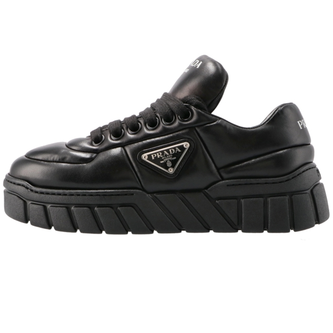 PRADA - プラダ PRADA スニーカー パデッドレザー 三角ロゴ PRADA - プラダ PRADA スニーカー パデッドレザー 三角ロゴ