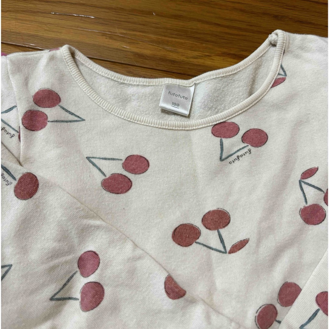 カットソー 2枚セット 100 キッズ/ベビー/マタニティのキッズ服女の子用(90cm~)(Tシャツ/カットソー)の商品写真