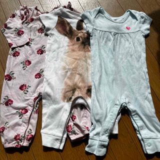 ベビーギャップ(babyGAP)のbaiya6070ロンパース春夏ベビーギャップカーターズ女の子半袖長袖まとめ売り(ロンパース)