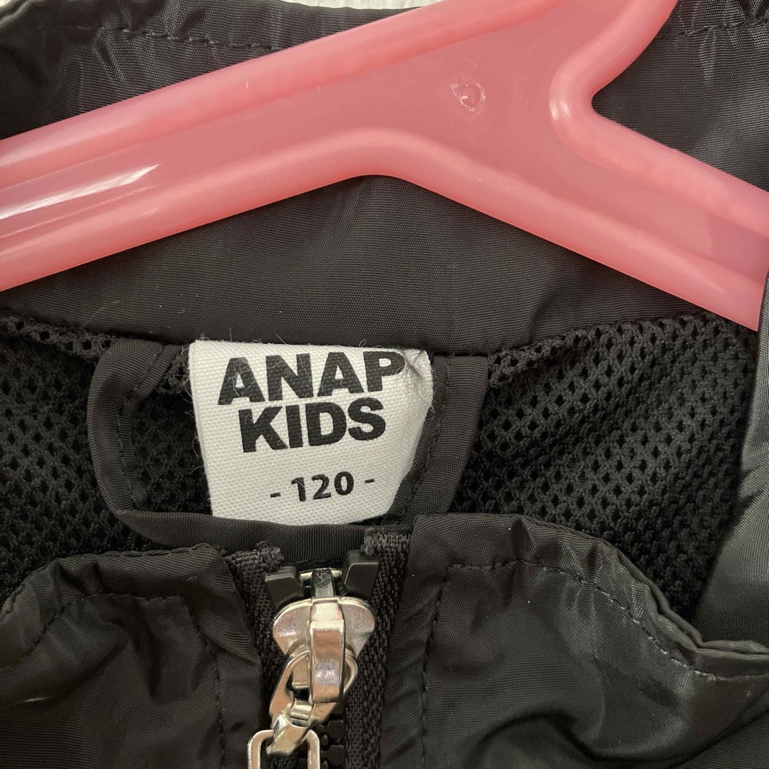 ANAP Kids(アナップキッズ)のアナップキッズ　ブルゾン ジャンパー 配色 裏 メッシュ 120 キッズ/ベビー/マタニティのキッズ服女の子用(90cm~)(ジャケット/上着)の商品写真