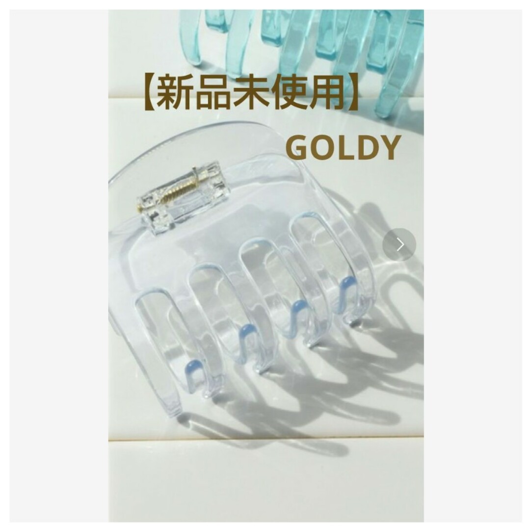 GOLDY(ゴールディ)の【新品未使用】ゴールディ ナチュラル カラー アセチ バンス クリップ クリア レディースのヘアアクセサリー(バレッタ/ヘアクリップ)の商品写真