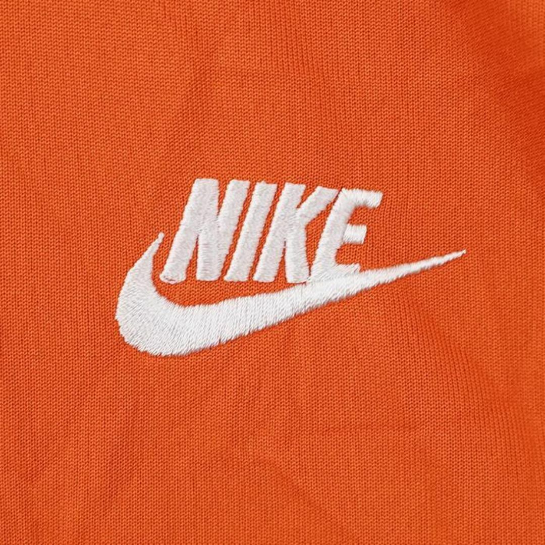 NIKE - NIKE ナイキ トラックジャケット 襟高 刺繍 M オレンジ NIKE - NIKE ナイキ トラックジャケット 襟高 刺繍 M オレンジ