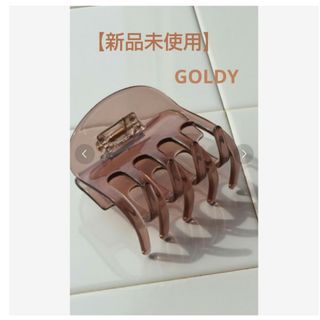 ゴールディ(GOLDY)の【新品未使用】ゴールディ ナチュラル カラー アセチ バンス クリップ ブラウン(バレッタ/ヘアクリップ)