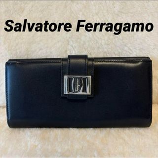 サルヴァトーレフェラガモ(Salvatore Ferragamo)の⭐️ Salvatore Ferragamo フェラガモ 本革 レザー 長財布(財布)