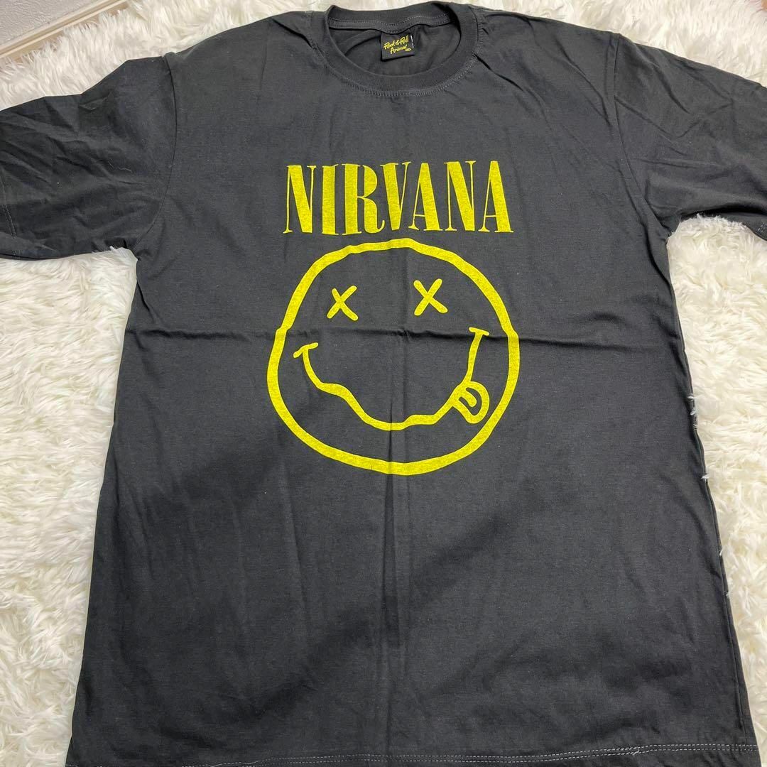 新品未使用　NIRVANA Ｔシャツ　XＬサイズ メンズのトップス(Tシャツ/カットソー(半袖/袖なし))の商品写真