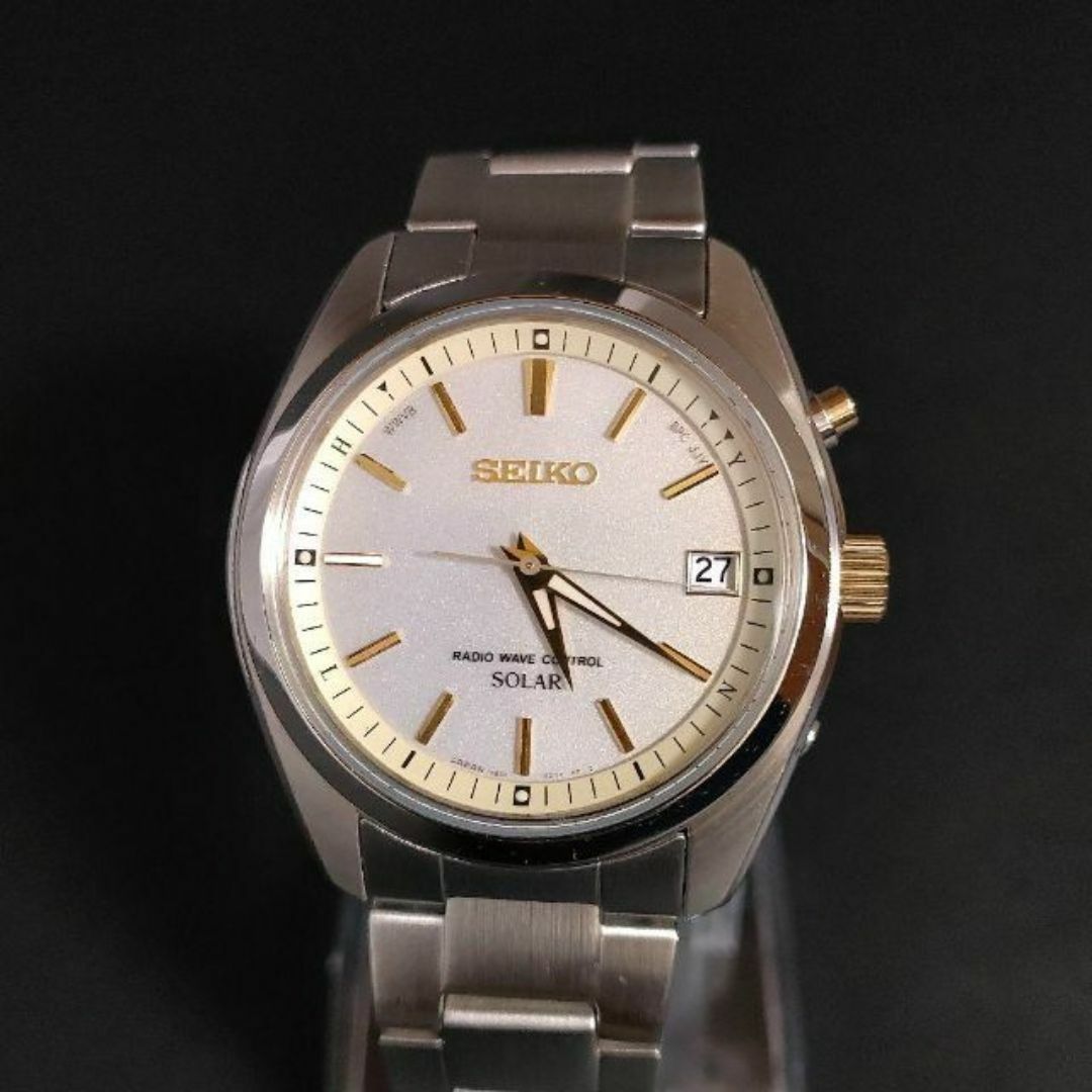 SEIKO(セイコー)の極美品【稼働品】SEIKO　セイコー7B24-0AN0　メンズ時計　電波ソーラー メンズの時計(腕時計(アナログ))の商品写真