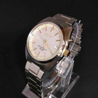 セイコー(SEIKO)の極美品【稼働品】SEIKO　セイコー7B24-0AN0　メンズ時計　電波ソーラー(腕時計(アナログ))