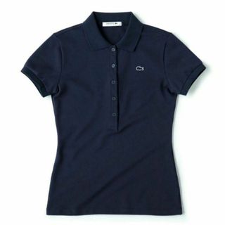 ラコステ(LACOSTE)のLACOSTE ラコステ ポロシャツ ネイビー 紺 ポロシャツ Tシャツ 36(ポロシャツ)