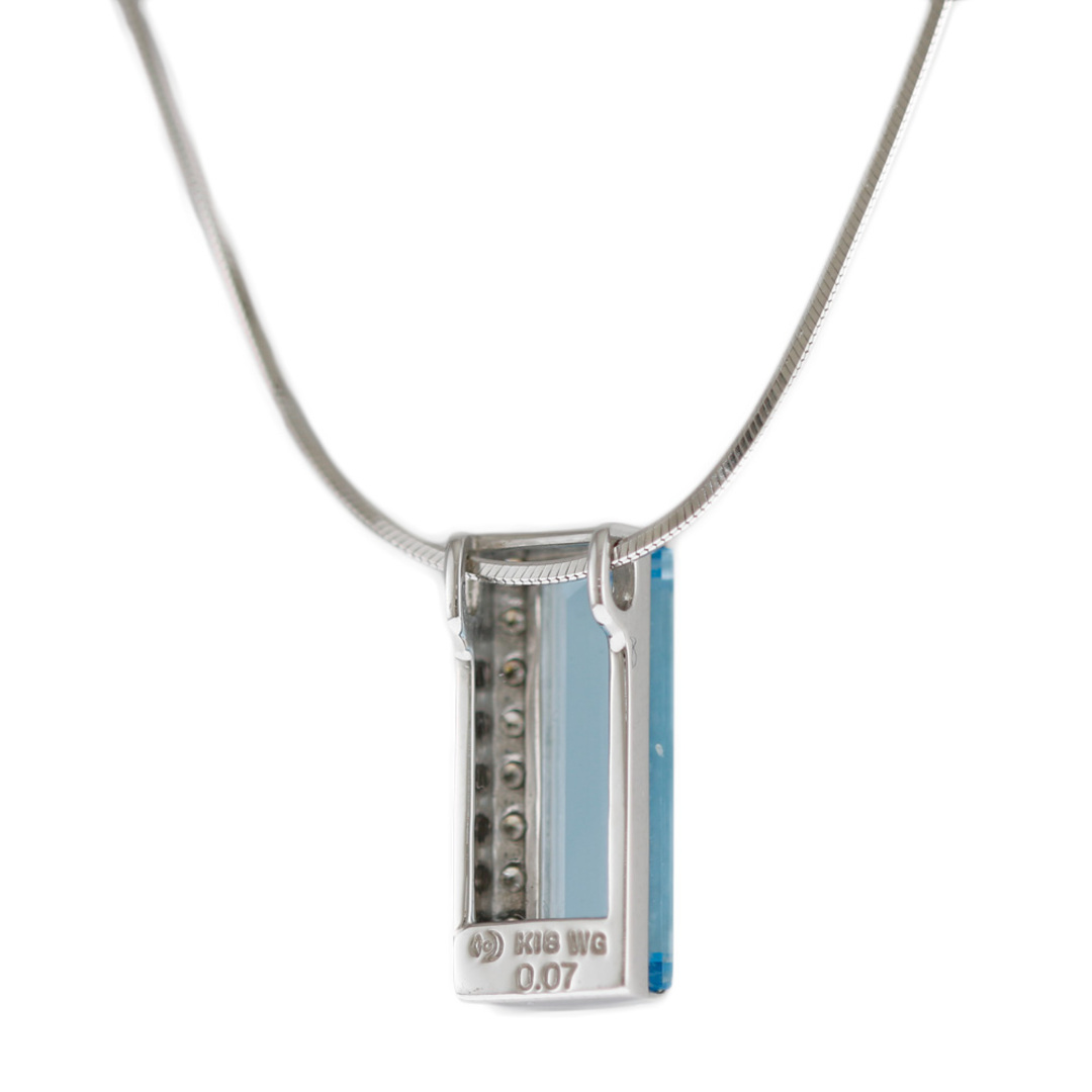 TASAKI - タサキ ネックレス 18金 K18ホワイトゴールド ブルートパーズ TASAKI - タサキ ネックレス 18金 K18ホワイトゴールド ブルートパーズ