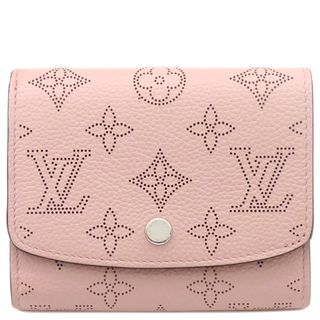 ルイヴィトン(LOUIS VUITTON)のルイヴィトン LOUIS VUITTON 二つ折り財布 ポルトフォイユ イリス コンパクト モノグラムマヒナ マグノリア シルバー金具 コンパクト財布  M62541 【箱】【中古】(財布)