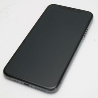 アイフォーン(iPhone)の新品同様 SIMフリー iPhoneXS 64GB スペースグレイ 本体  M555(スマートフォン本体)