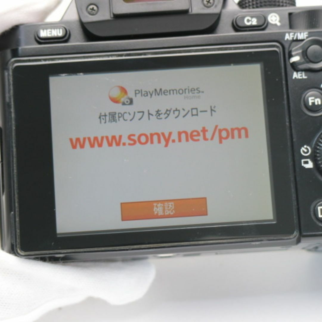 SONY(ソニー)の超美品 α7 ILCE-7 ブラック  M555 スマホ/家電/カメラのカメラ(ミラーレス一眼)の商品写真