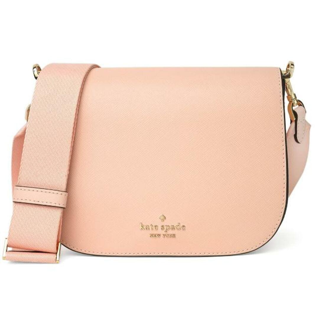 kate spade new york(ケイトスペードニューヨーク)の新品 ケイトスペード kate spade ショルダーバッグ SAFFIANO LEATHER SADDLE BAG ミルクグラス レディースのバッグ(ショルダーバッグ)の商品写真