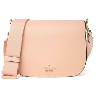 ケイトスペードニューヨーク(kate spade new york)の新品 ケイトスペード kate spade ショルダーバッグ SAFFIANO LEATHER SADDLE BAG ミルクグラス(ショルダーバッグ)