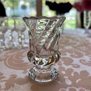 バカラ(Baccarat)の【オールドバカラ】 Baccarat  バンブー　小さな花瓶　爪楊枝ホルダー(グラス/カップ)