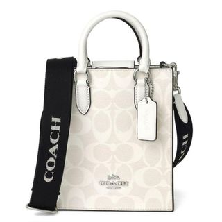 コーチ(COACH)の新品 コーチ COACH ショルダーバッグ NORTH SOUTH MINI TOTE チョーク/グレイシャーホワイト(ショルダーバッグ)