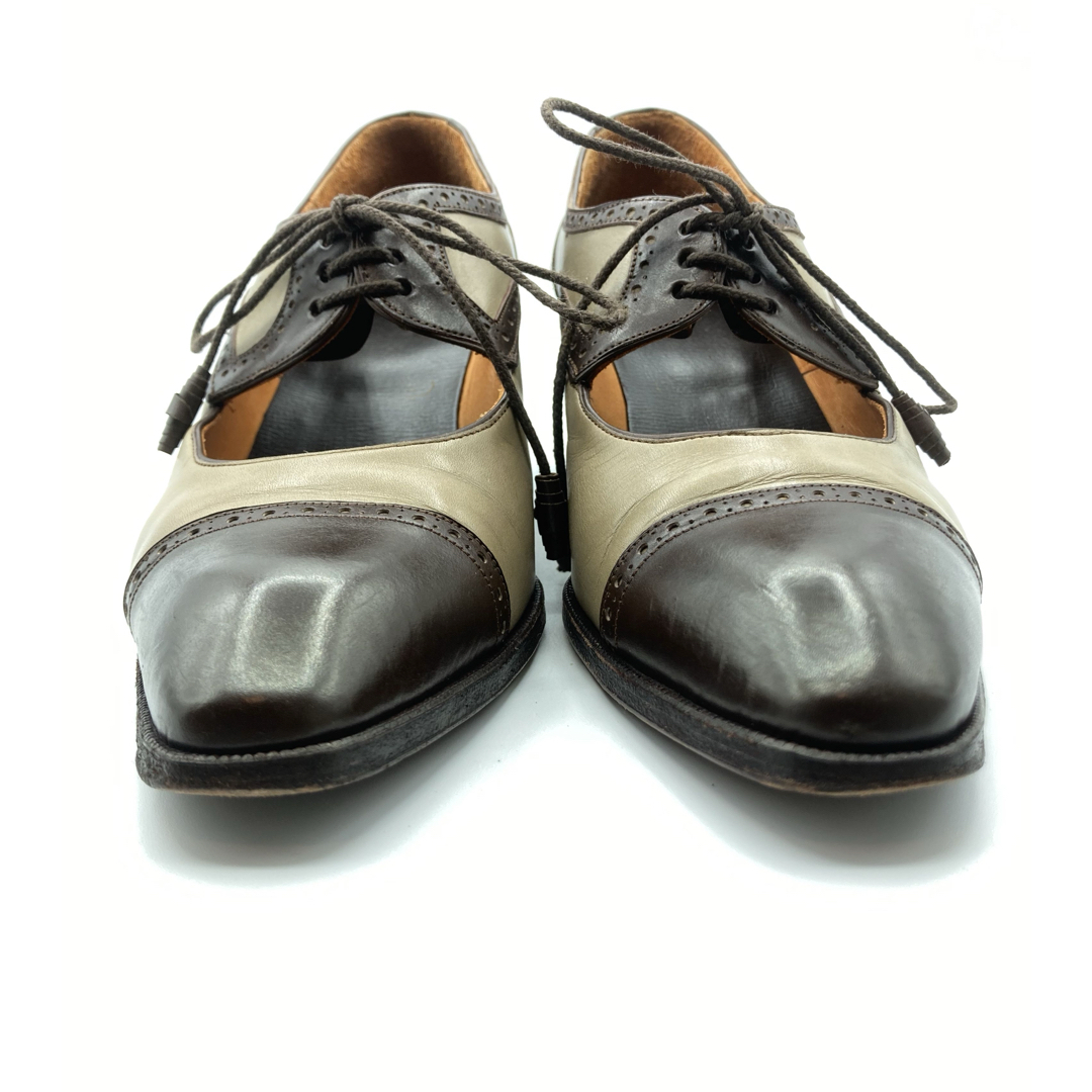 CARMINA(カルミナ)のスペイン高級ブランド　CARMINA カルミーナ　レザーヒール レディースの靴/シューズ(サンダル)の商品写真