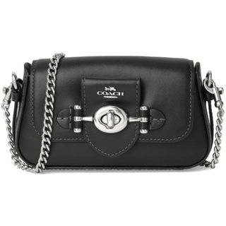 コーチ(COACH)の新品 コーチ COACH ショルダーバッグ MINI CROSSBODY ブラック(ショルダーバッグ)