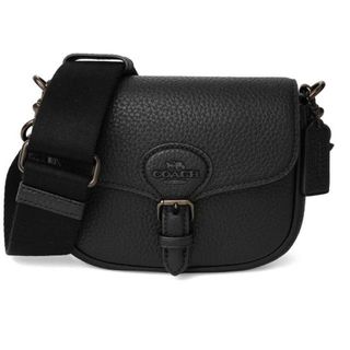 コーチ(COACH)の新品 コーチ COACH ショルダーバッグ SMALL SADDLE BAG ブラック(ショルダーバッグ)