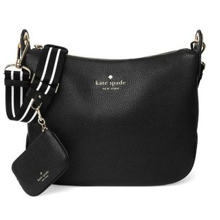 ケイトスペードニューヨーク(kate spade new york)の新品 ケイトスペード kate spade ショルダーバッグ PEBLLED LEATHER CROSSBODY ブラック(ショルダーバッグ)