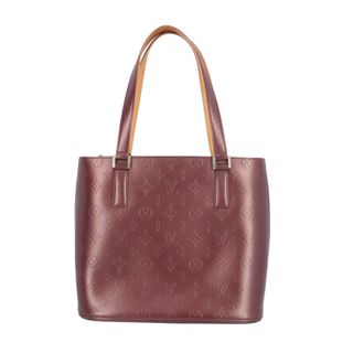 ルイヴィトン(LOUIS VUITTON)のルイヴィトン ストックトン モノグラムマット トートバッグ モノグラムマット M55116 パープル レディース LOUIS VUITTON  中古(トートバッグ)