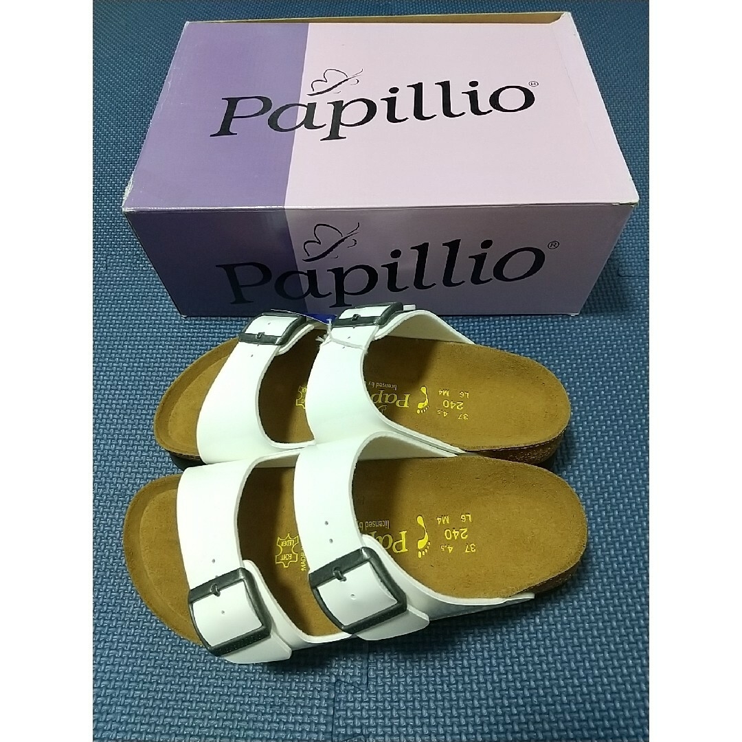 Papilio(パピリオ)のPapillio BIRKENSTOCK ARIZONA 24 白 パピリオ 靴 レディースの靴/シューズ(サンダル)の商品写真