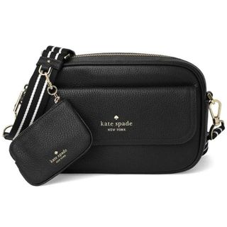 ケイトスペードニューヨーク(kate spade new york)の新品 ケイトスペード kate spade ショルダーバッグ FLAP CAMERA BAG ブラック(ショルダーバッグ)