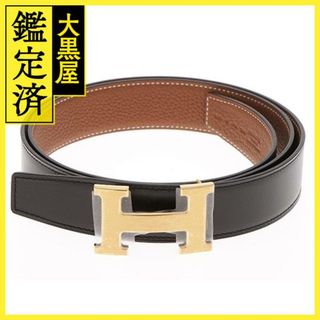 Hermes - エルメス　ベルトバックルH&リバーシブルベル32mm 　#100【431】