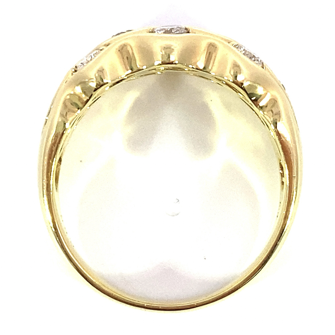 【JB-3475】K18 天然ダイヤモンド リング レディースのアクセサリー(リング(指輪))の商品写真