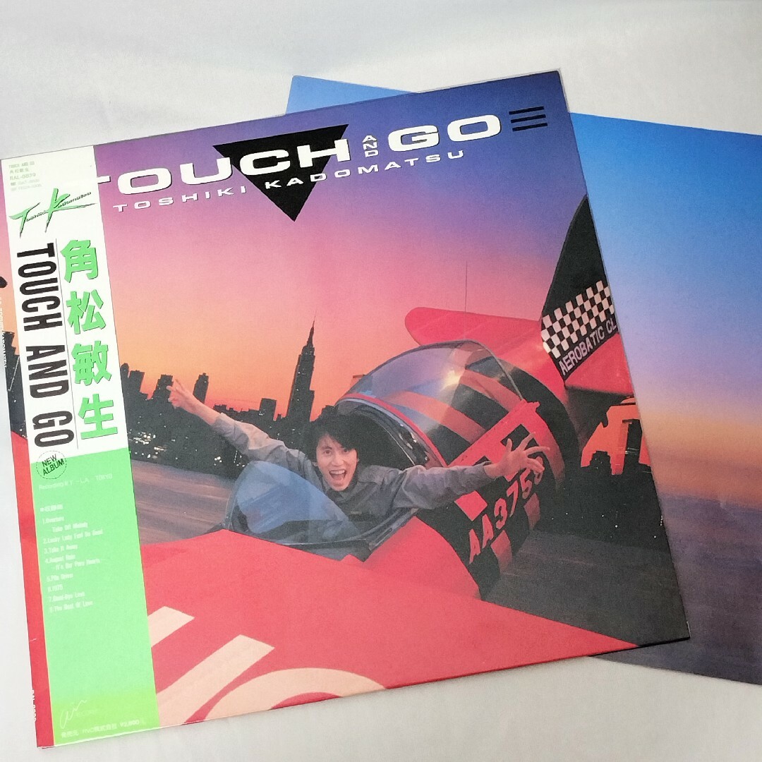 角松敏生 レコード LP "TOUCH AND GO" city pop エンタメ/ホビーのCD(ポップス/ロック(邦楽))の商品写真