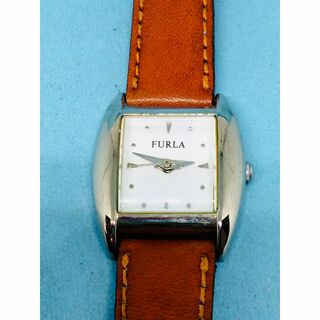 Furla - F11）しゃれた(*'▽')フルラ・FULLA電池交換シルバーレディス腕時計