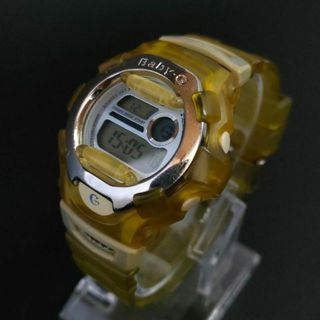 カシオ(CASIO)の【稼働品】CASIO　カシオ　BABY-G　BGX-190　イエロー　レディース(腕時計)