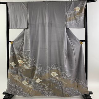 訪問着 身丈162cm 裄丈65cm 正絹 秀品 【中古】(着物)