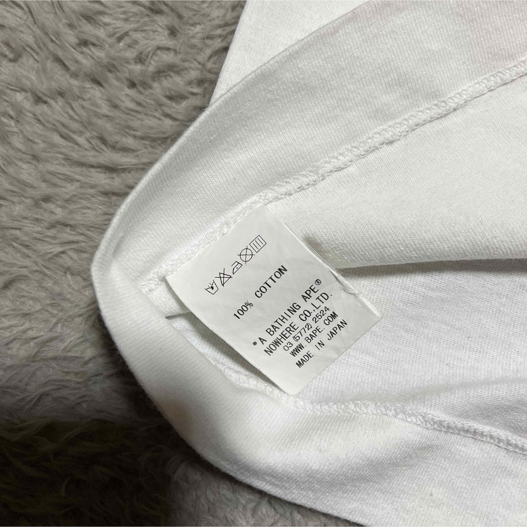 A BATHING APE(アベイシングエイプ)のAPE BAPE KAWS URSUS BAPE tee tシャツ　M メンズのトップス(Tシャツ/カットソー(半袖/袖なし))の商品写真