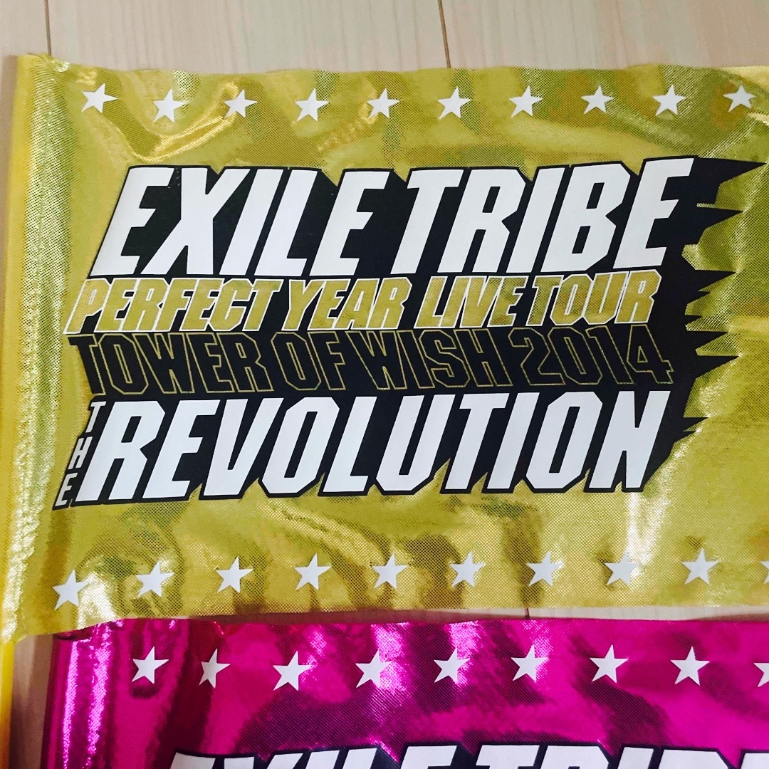 EXILE TRIBE(エグザイル トライブ)のEXILE TRIBE コンサートツアー　フラッグ エンタメ/ホビーのタレントグッズ(アイドルグッズ)の商品写真