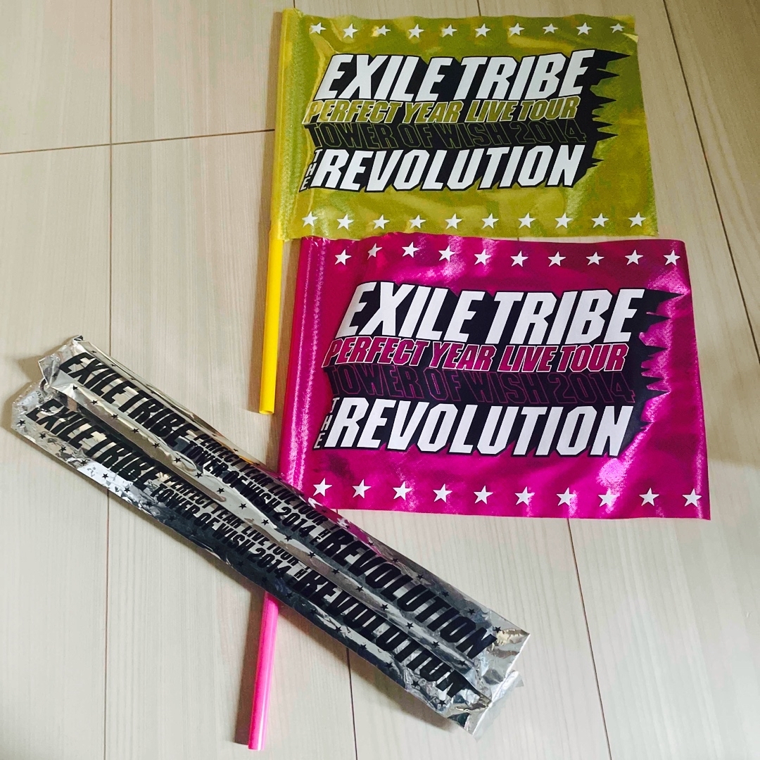 EXILE TRIBE(エグザイル トライブ)のEXILE TRIBE コンサートツアー　フラッグ エンタメ/ホビーのタレントグッズ(アイドルグッズ)の商品写真